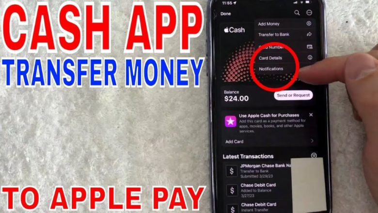 How to Transfer Money From Cash App to Apple Pay Without a Card?