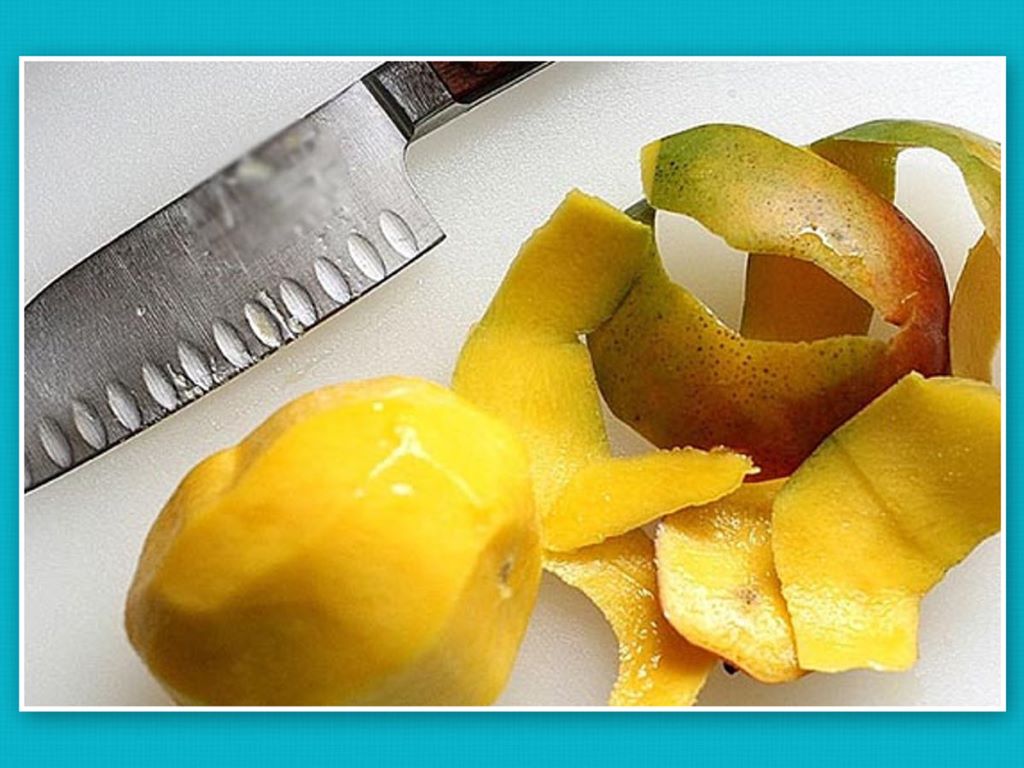 How to Eat Mango Skins