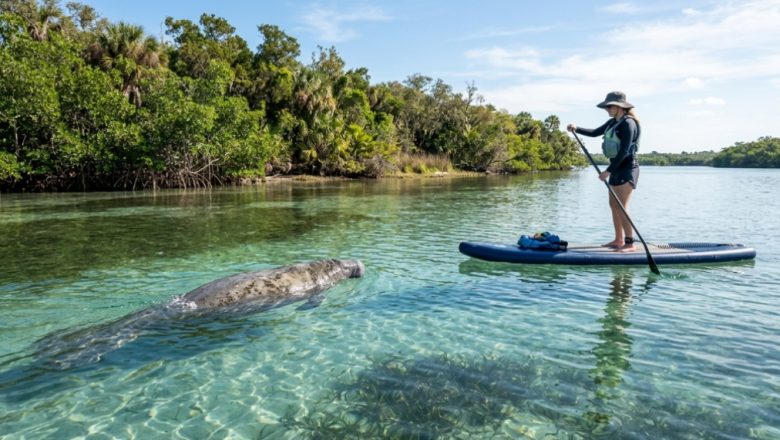Manatee Etiquette and Wildlife Safety for Florida Paddle boarders